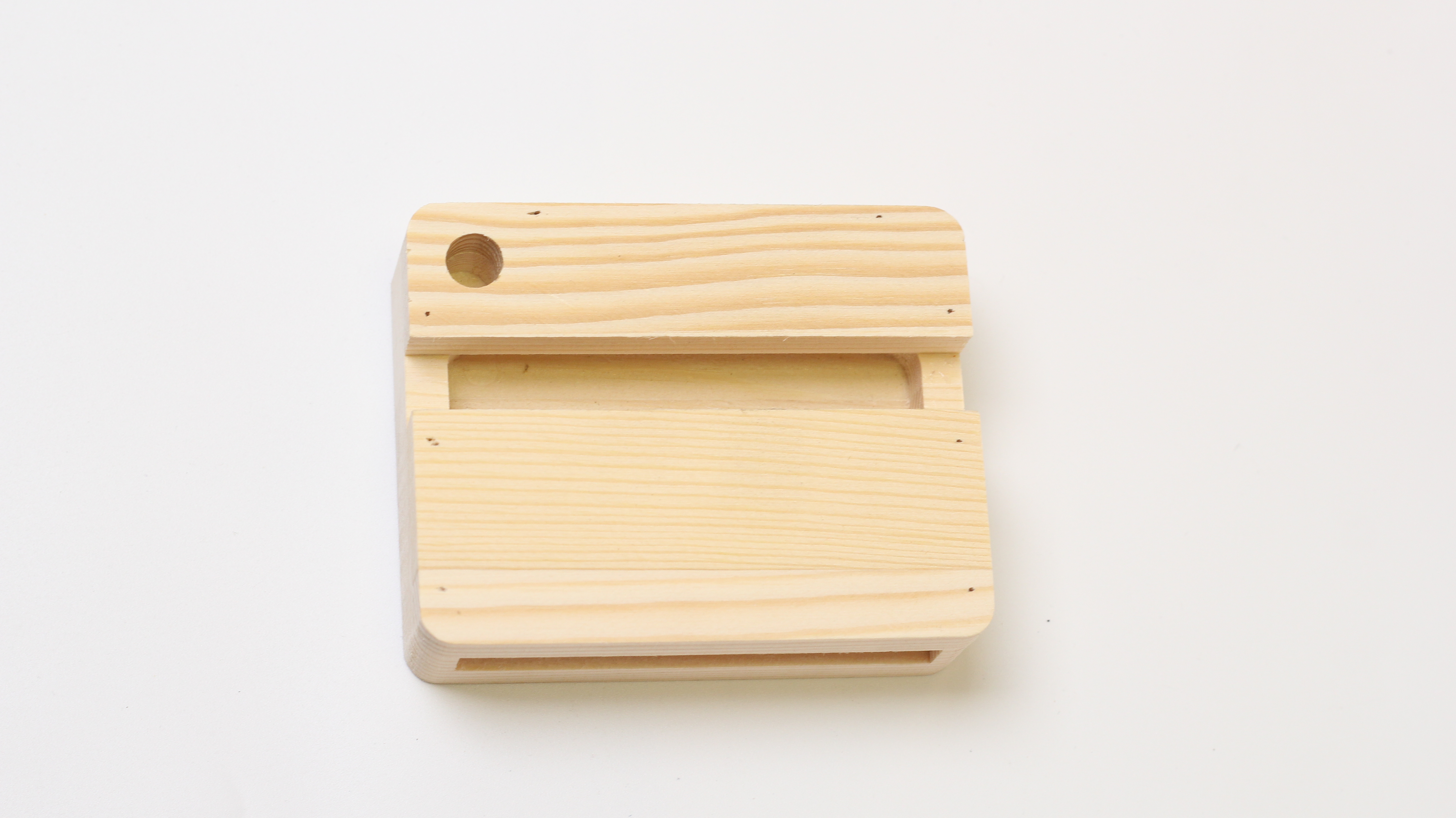 Wood mobile phone holder