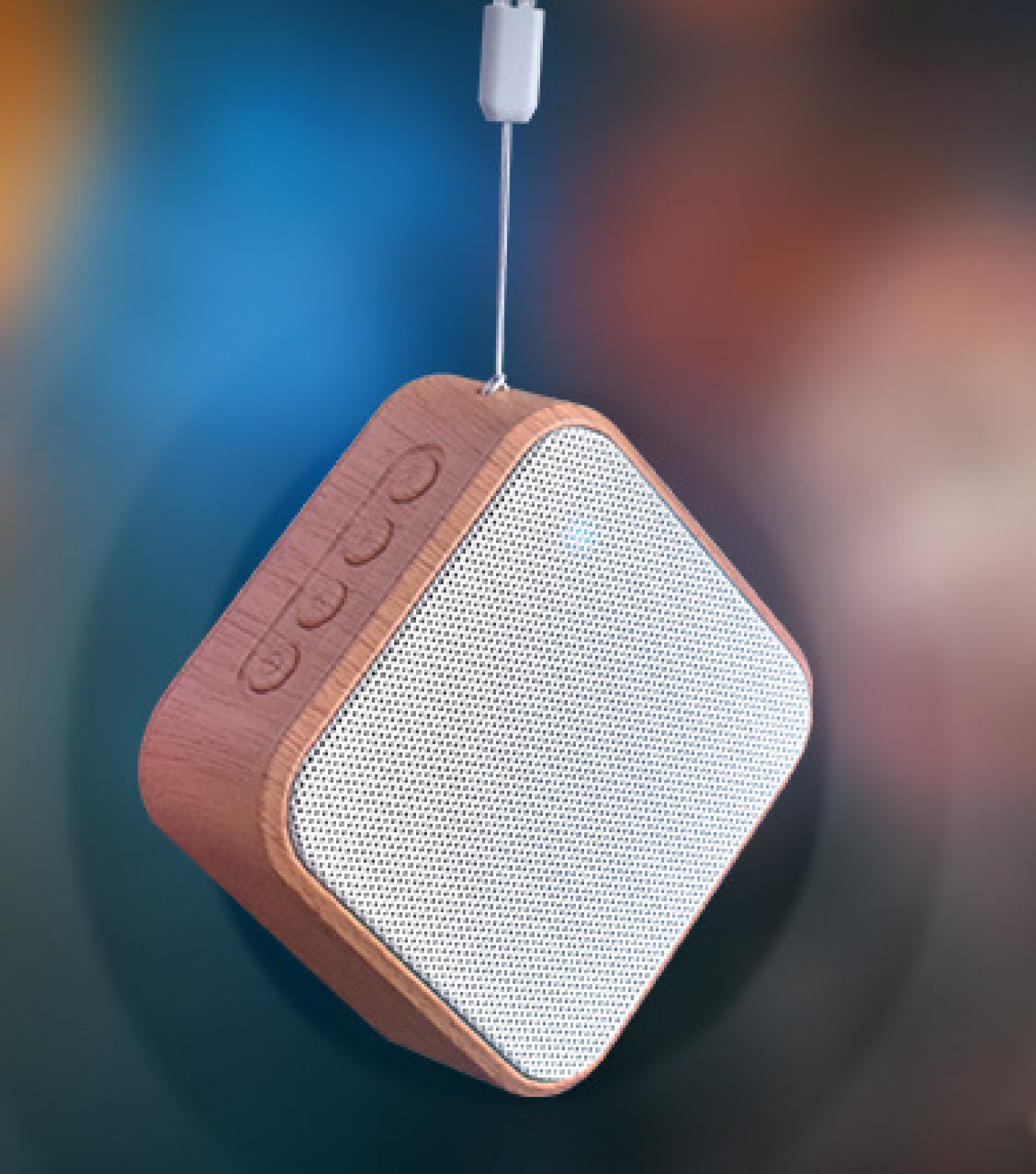 A70 Bluetooth speaker wireless mini portable wooden plug-in card intelligent outdoor