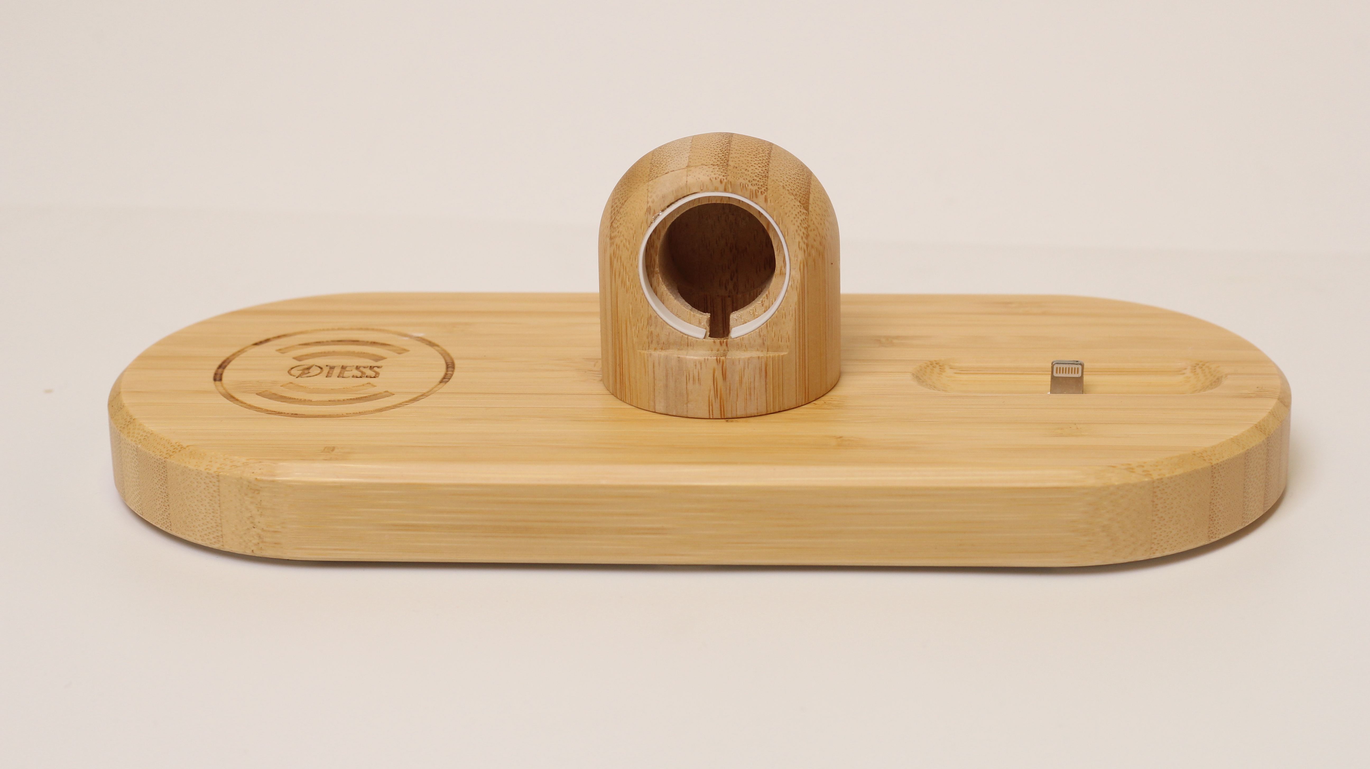 Bamboo 3-in-1 Wireless Charging Stand Charger