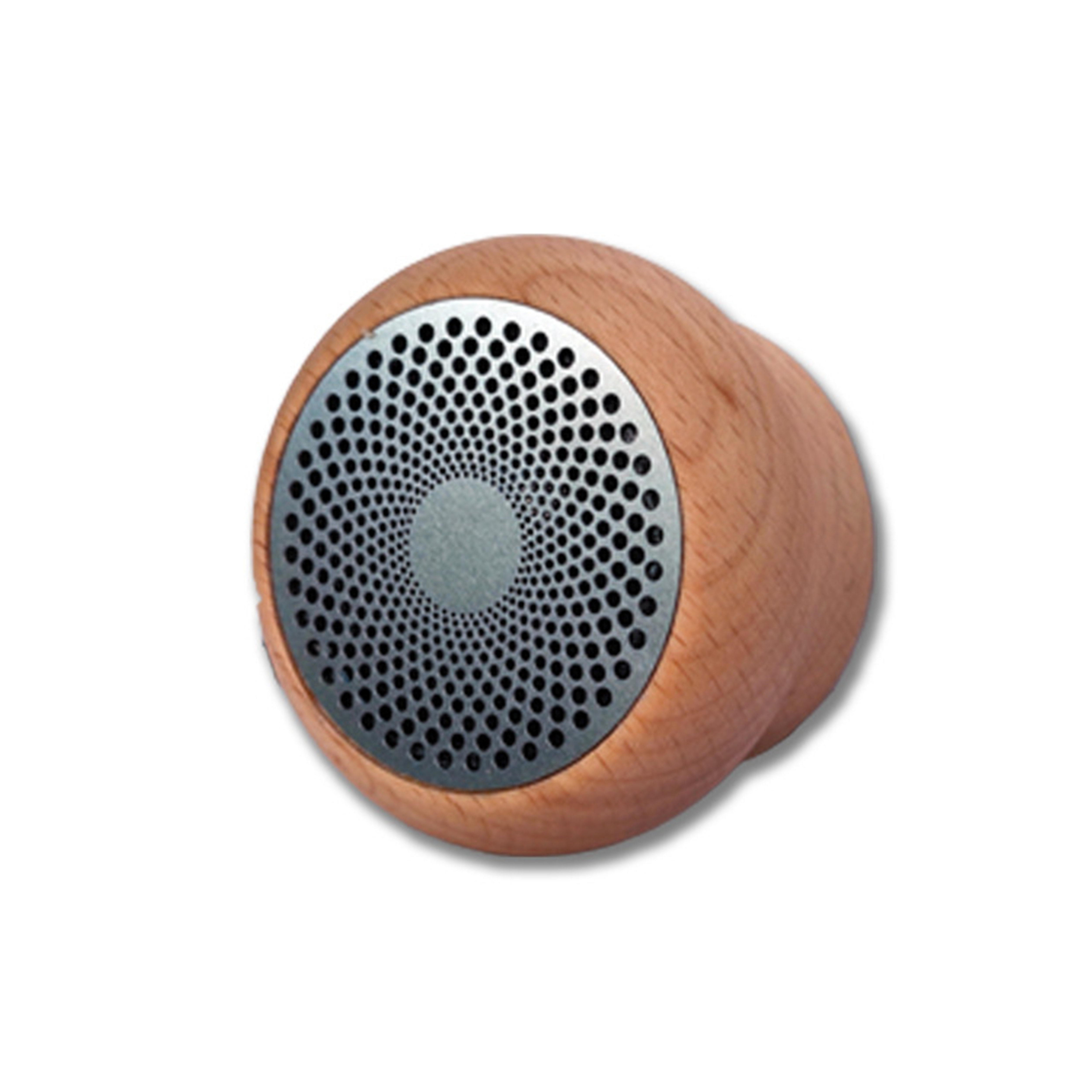 CY-19 round notebook Bluetooth wireless audio portable solid wood small speaker
