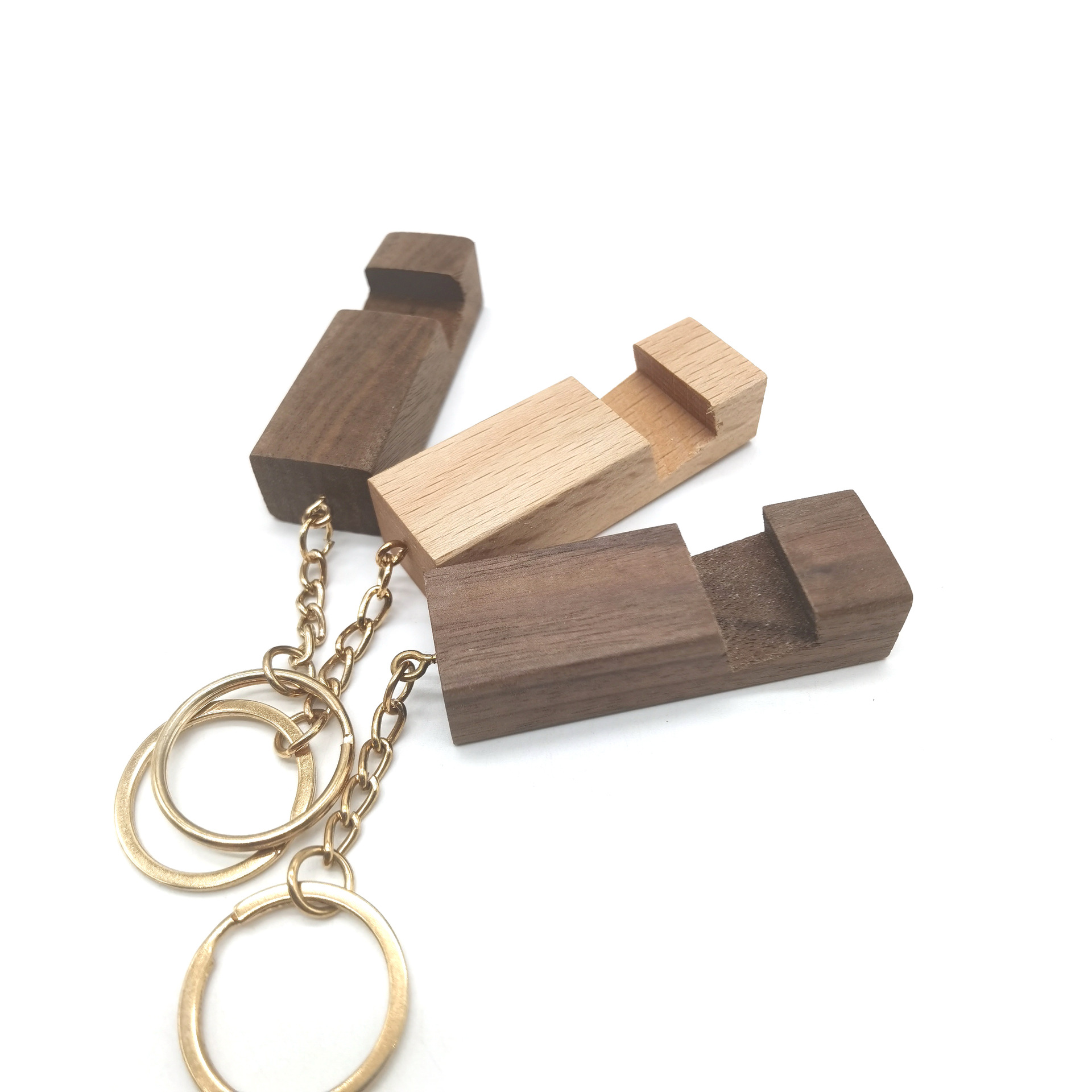 Mini wooden mobile phone rack