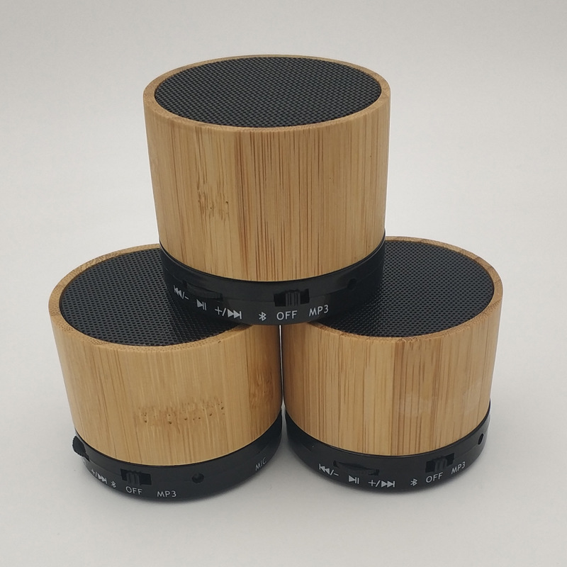 S10 bamboo bluetooth speaker