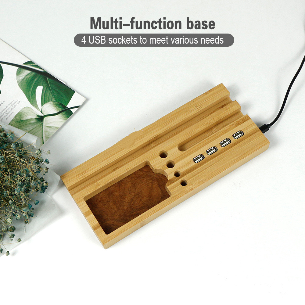 Bamboo pen holder