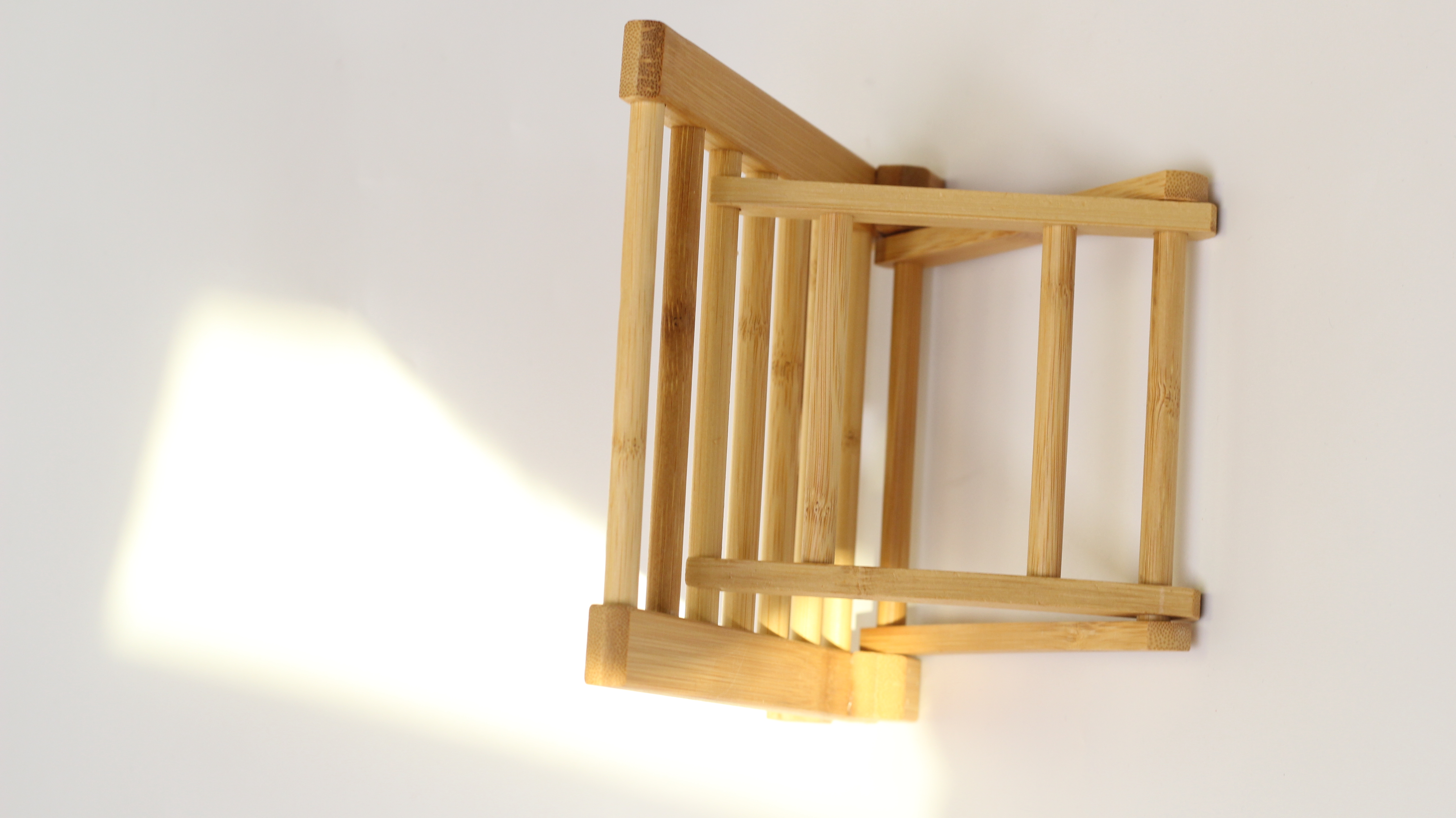 Bamboo and wood mobile phone bracket