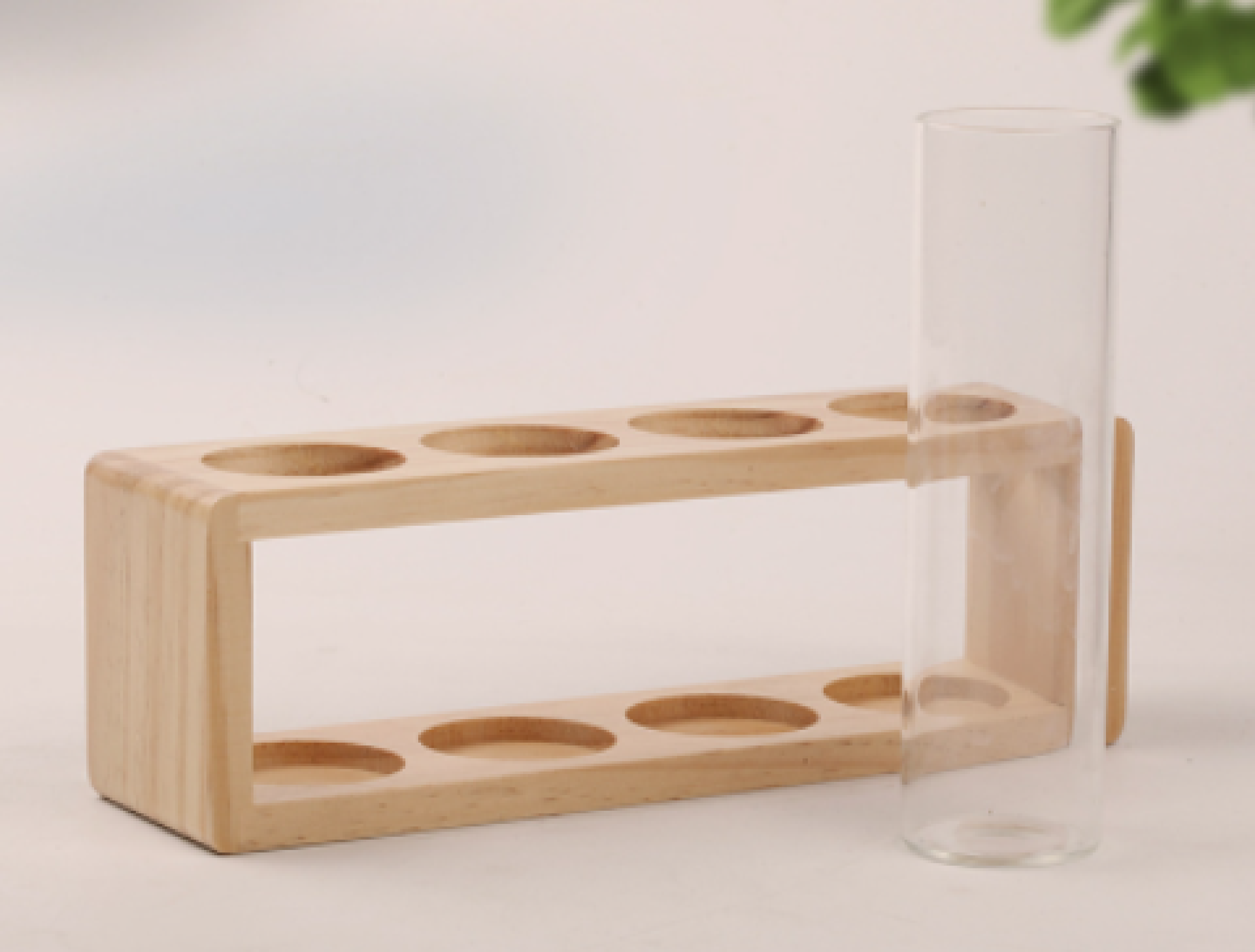 Essential oil bottle Multigrid essential oil display rack Home hydroponic glass container storage rack