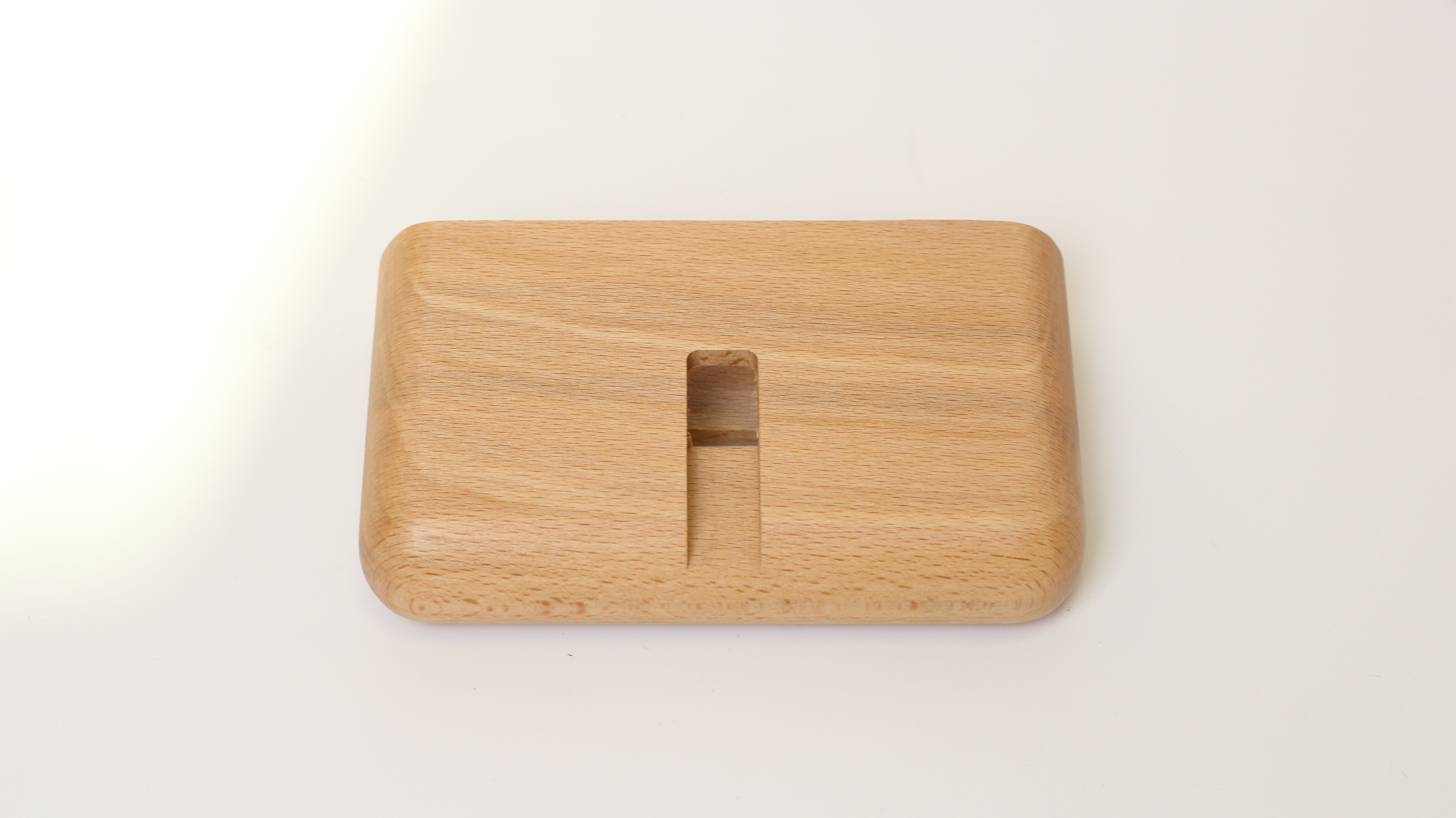 Bamboo and wood mobile phone loudspeaker bracket