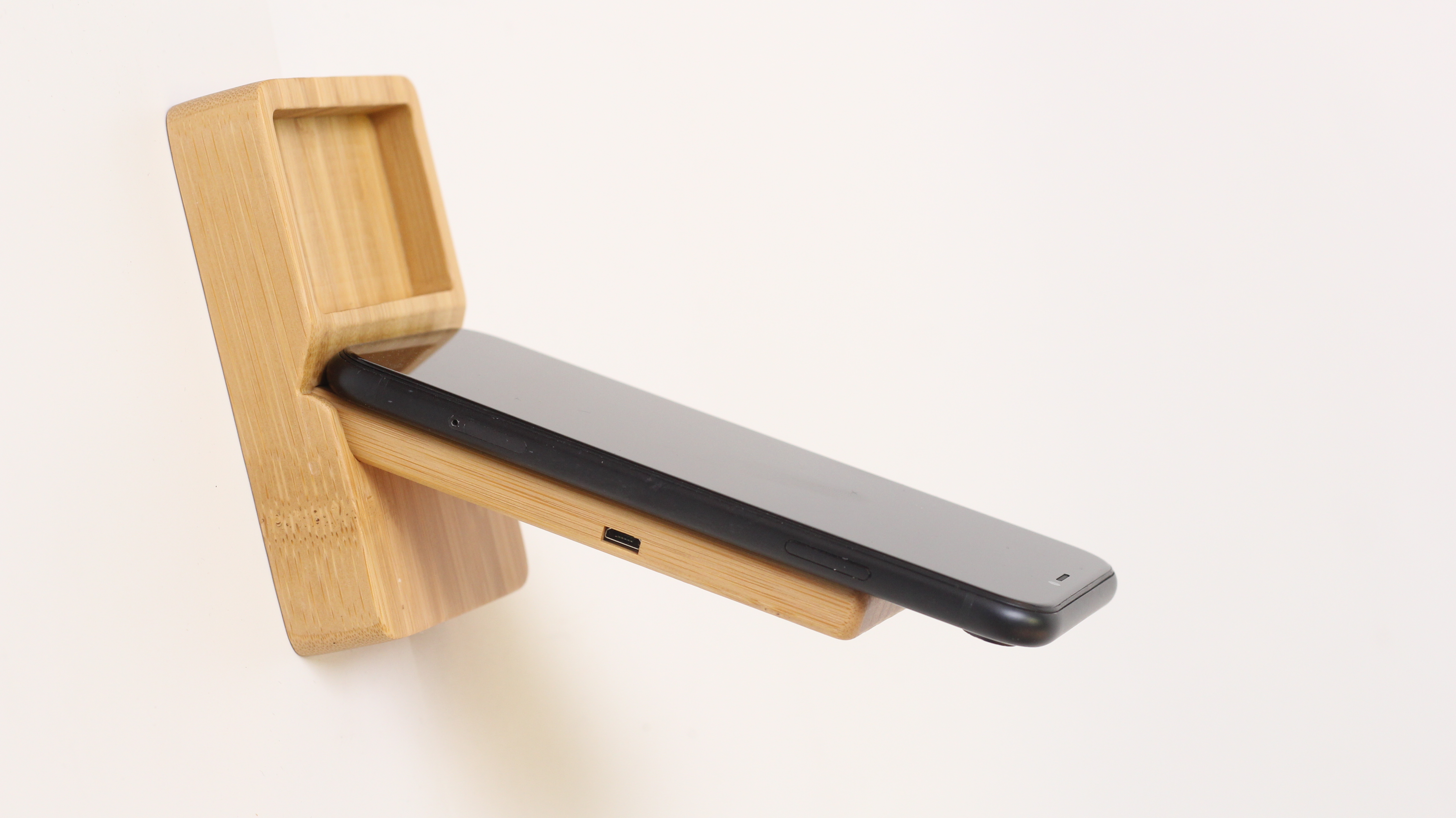 Fast wireless charger for bamboo products