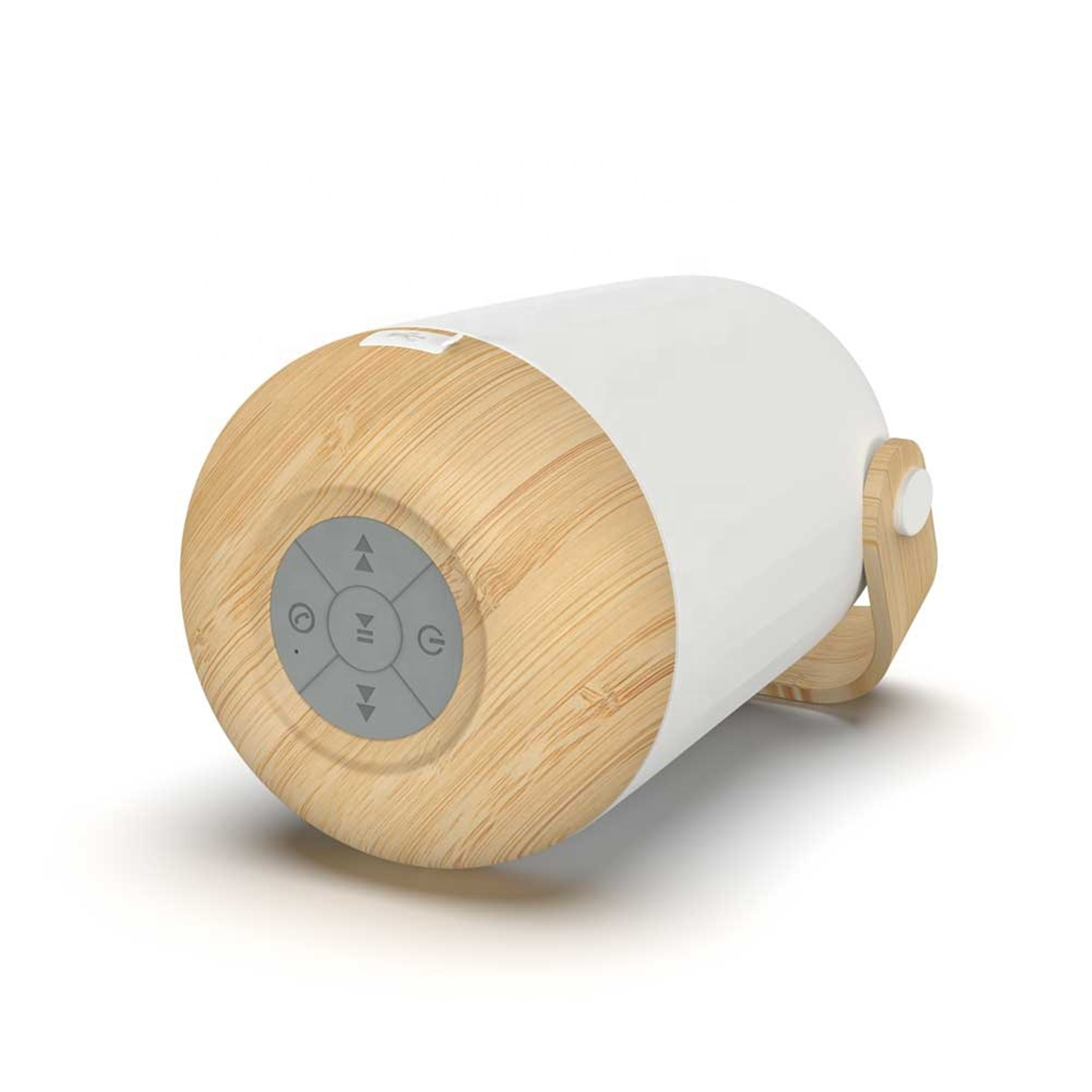 Colorful LED bedside night light Bamboo wood wireless Bluetooth audio portable handle Bluetooth speaker