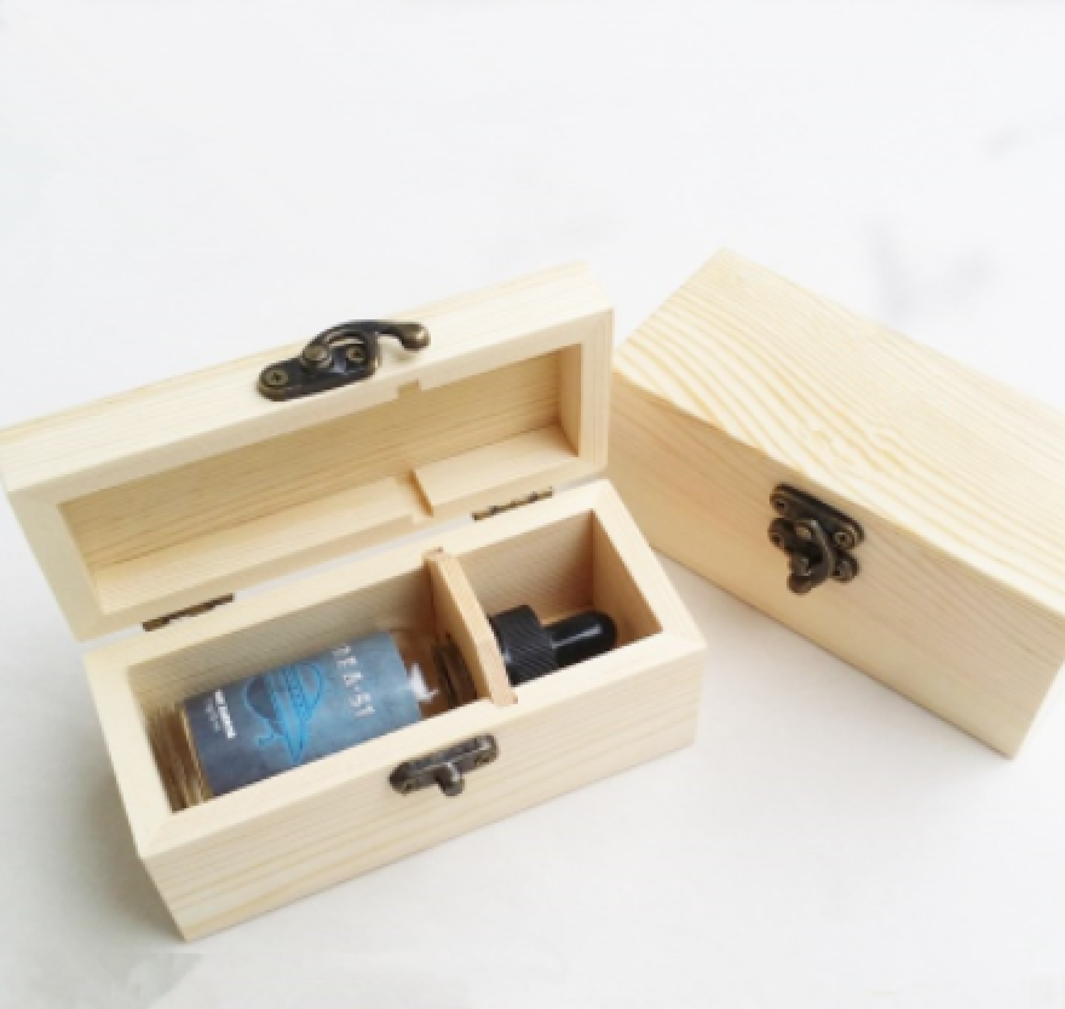 Wooden box solid wood flap small wooden box storage box