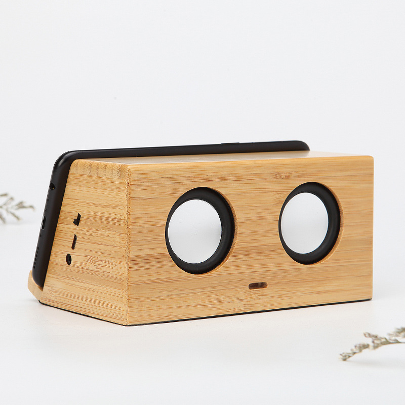 Wood  bluetooth  speaker  phone  holder  Charger