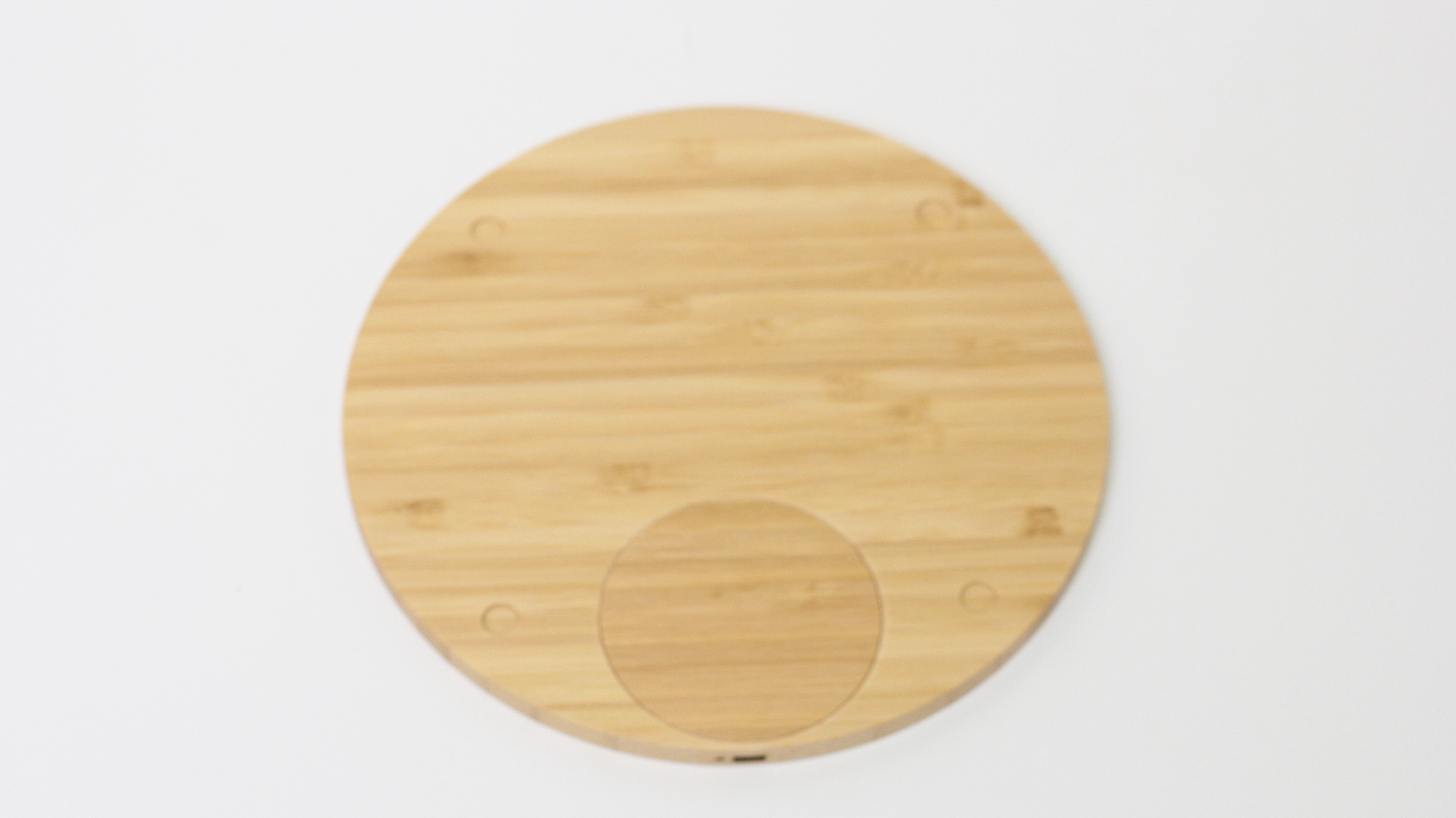 Bamboo wireless mouse pad