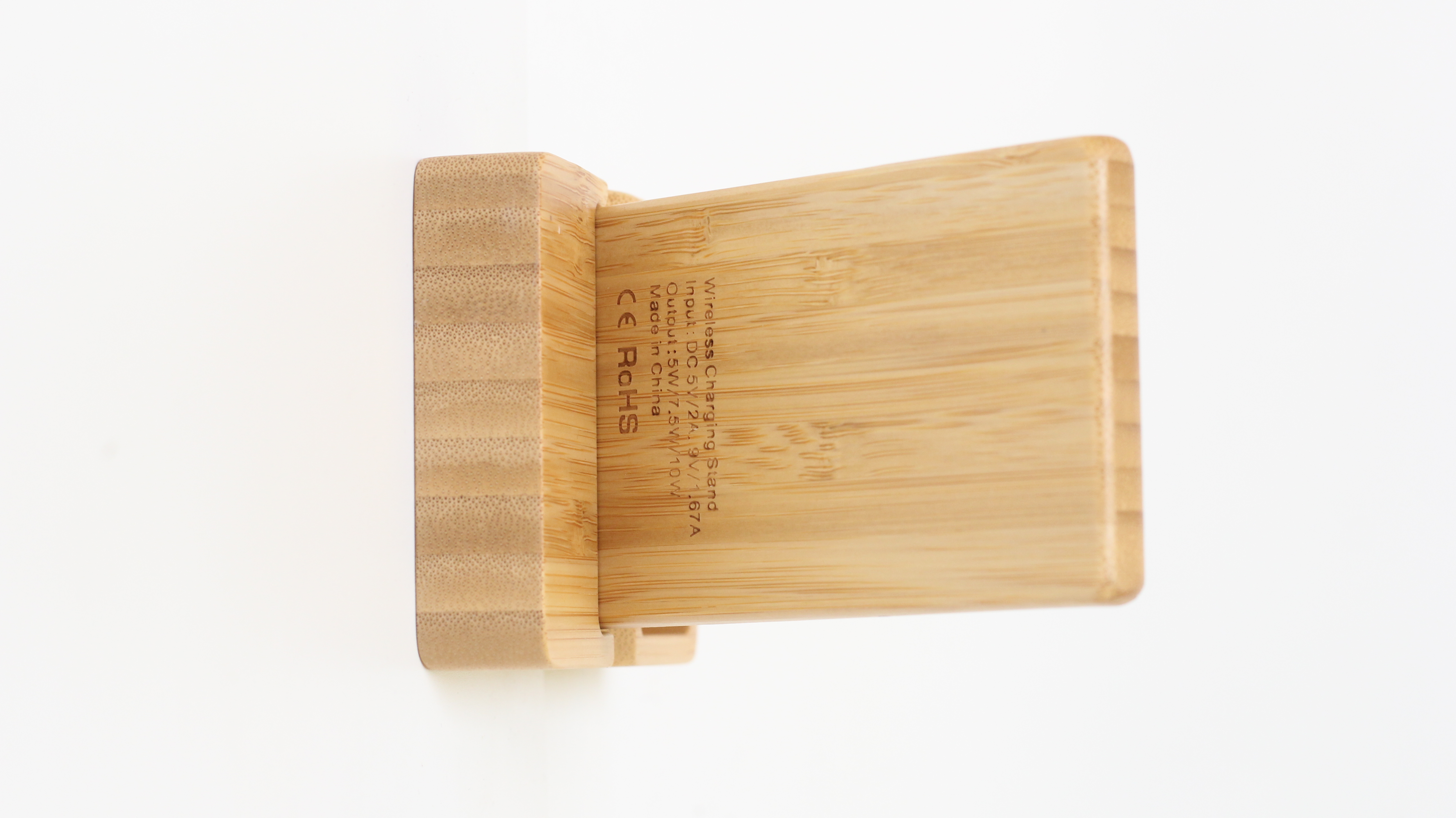 Fast wireless charger for bamboo products