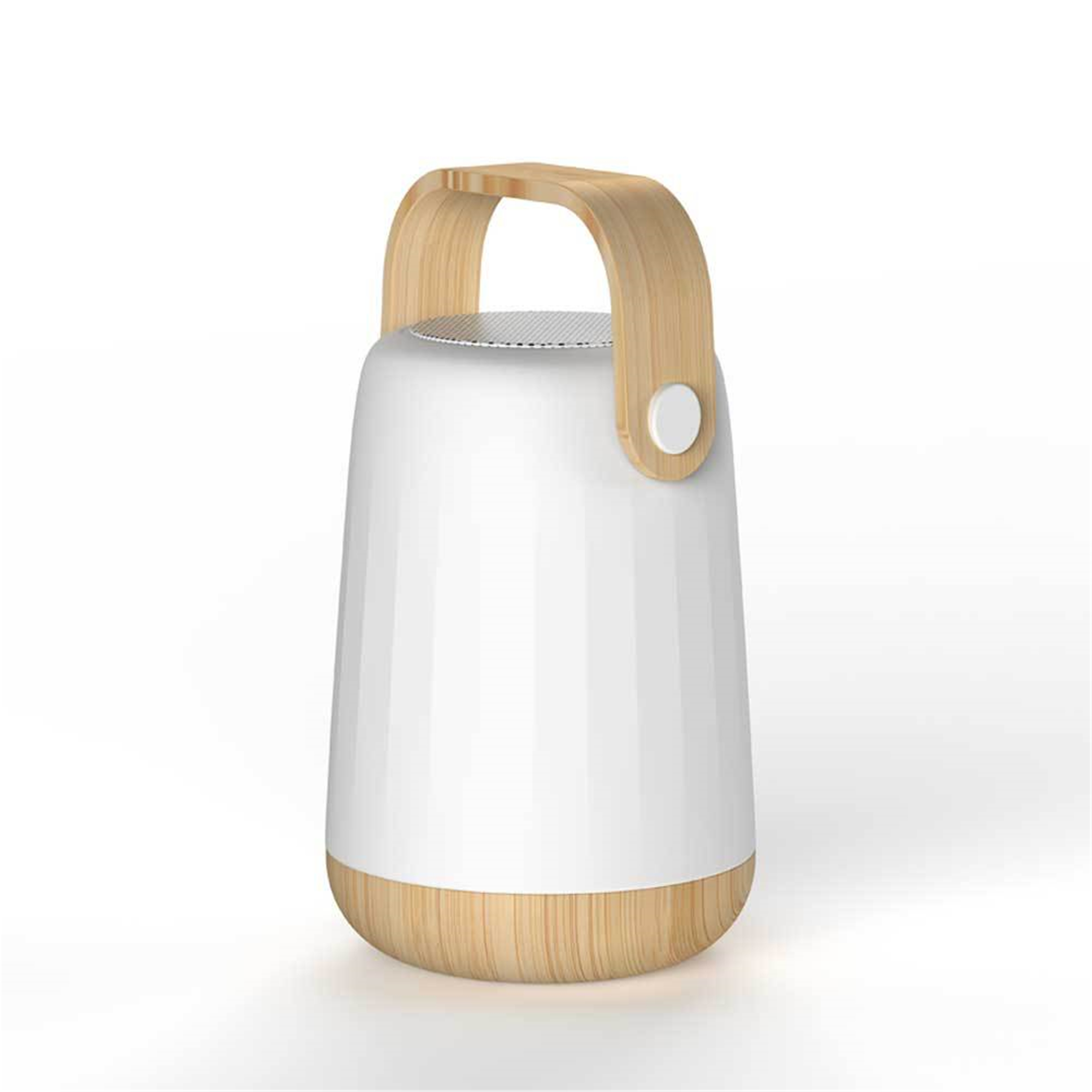 Colorful LED bedside night light Bamboo wood wireless Bluetooth audio portable handle Bluetooth speaker