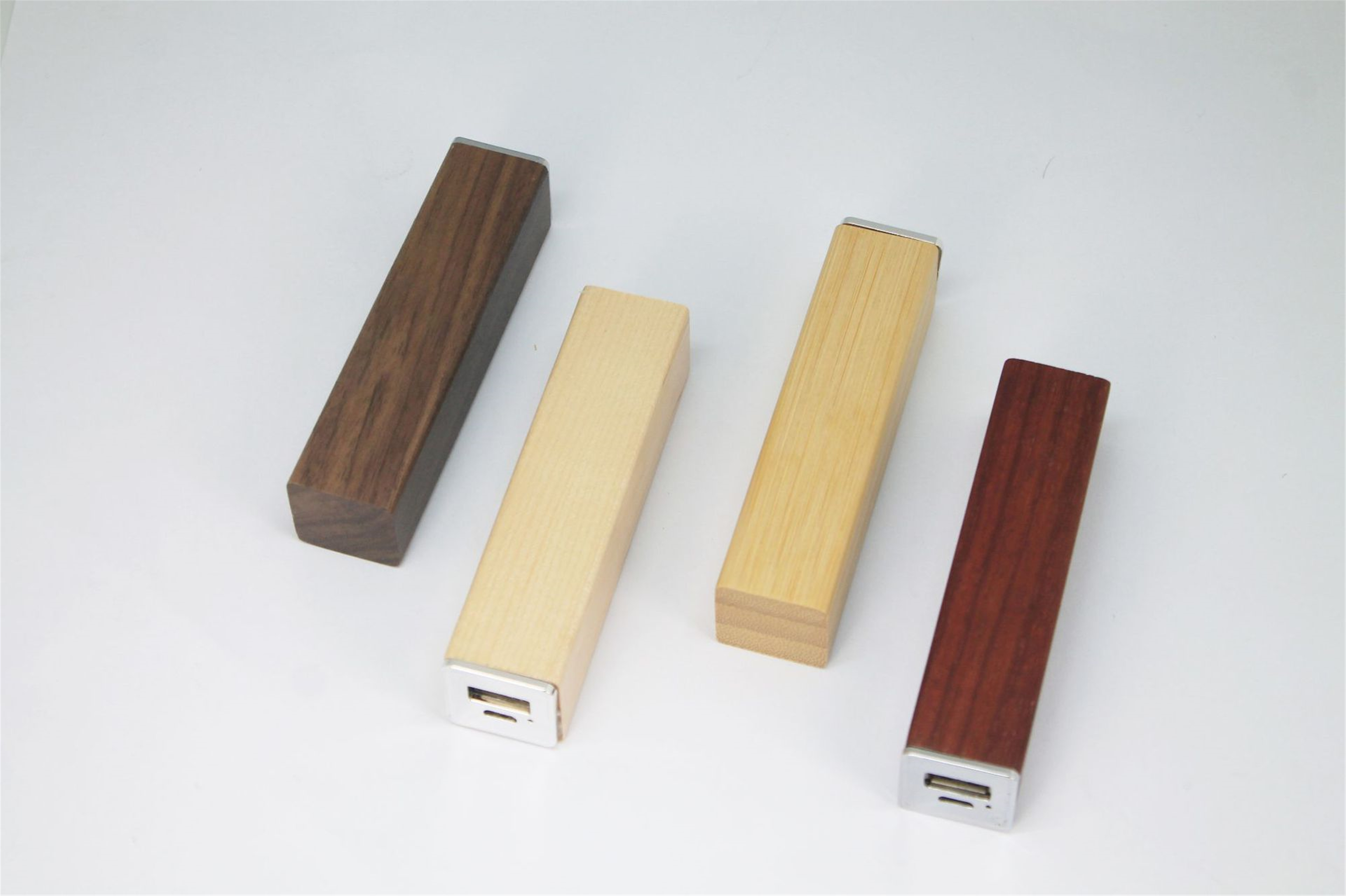 Square tube single section wooden square column mobile power supply