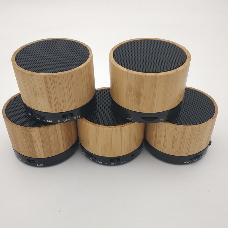 S10 bamboo bluetooth speaker