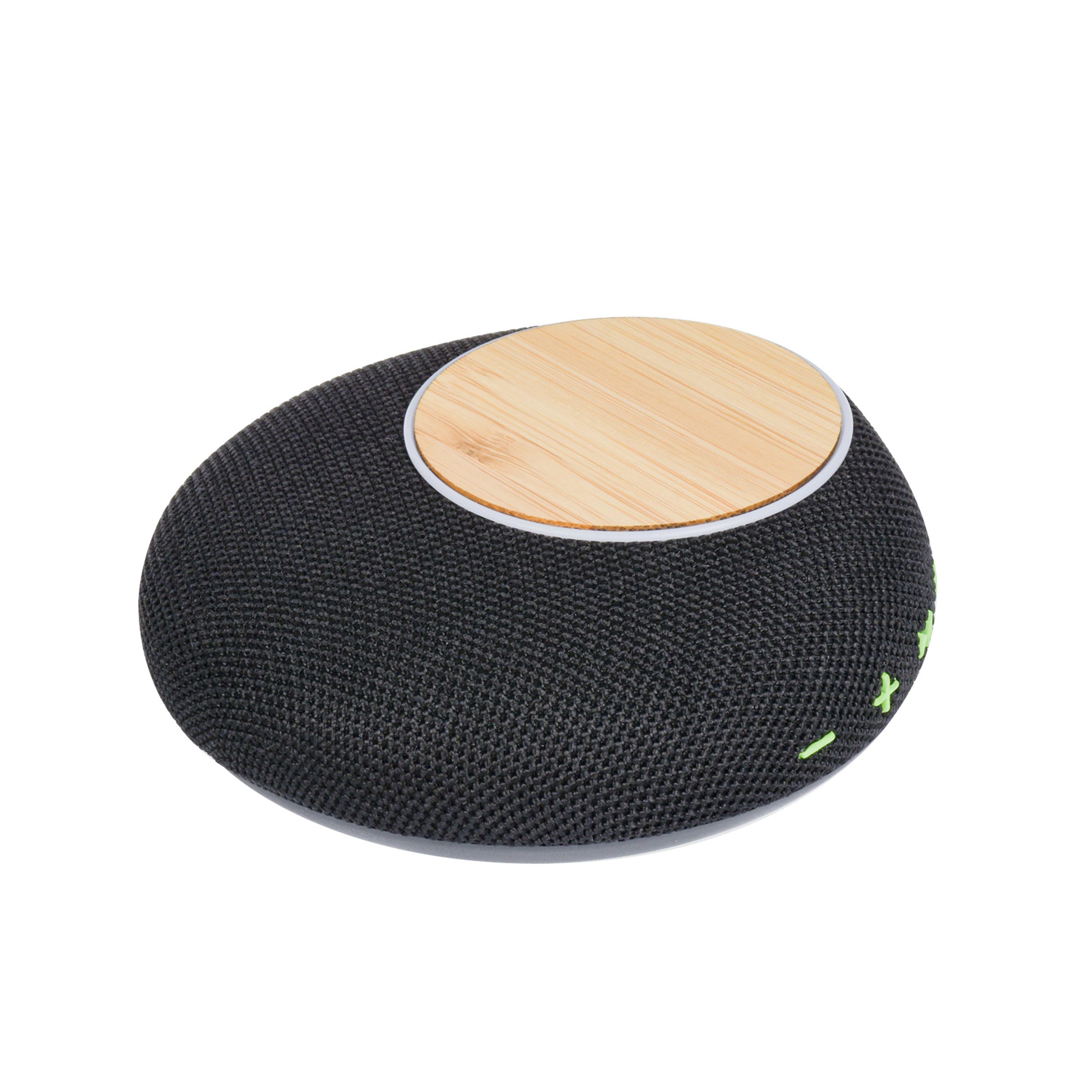 Three in one wireless charging portable Bluetooth speaker 5W bamboo wood wireless charging mobile power speaker