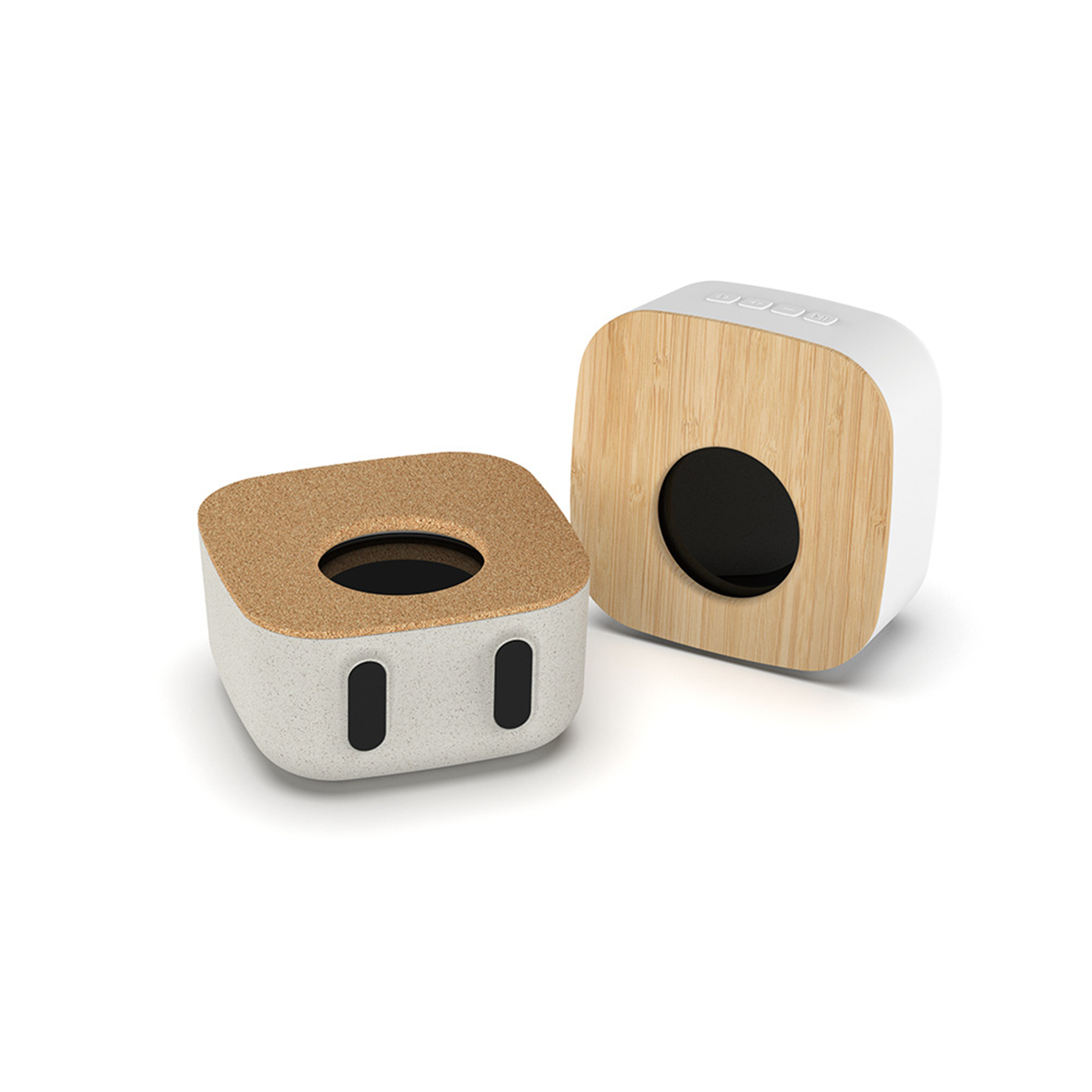 Natural environment-friendly bamboo and wood audio card mini wooden radio Bluetooth speaker